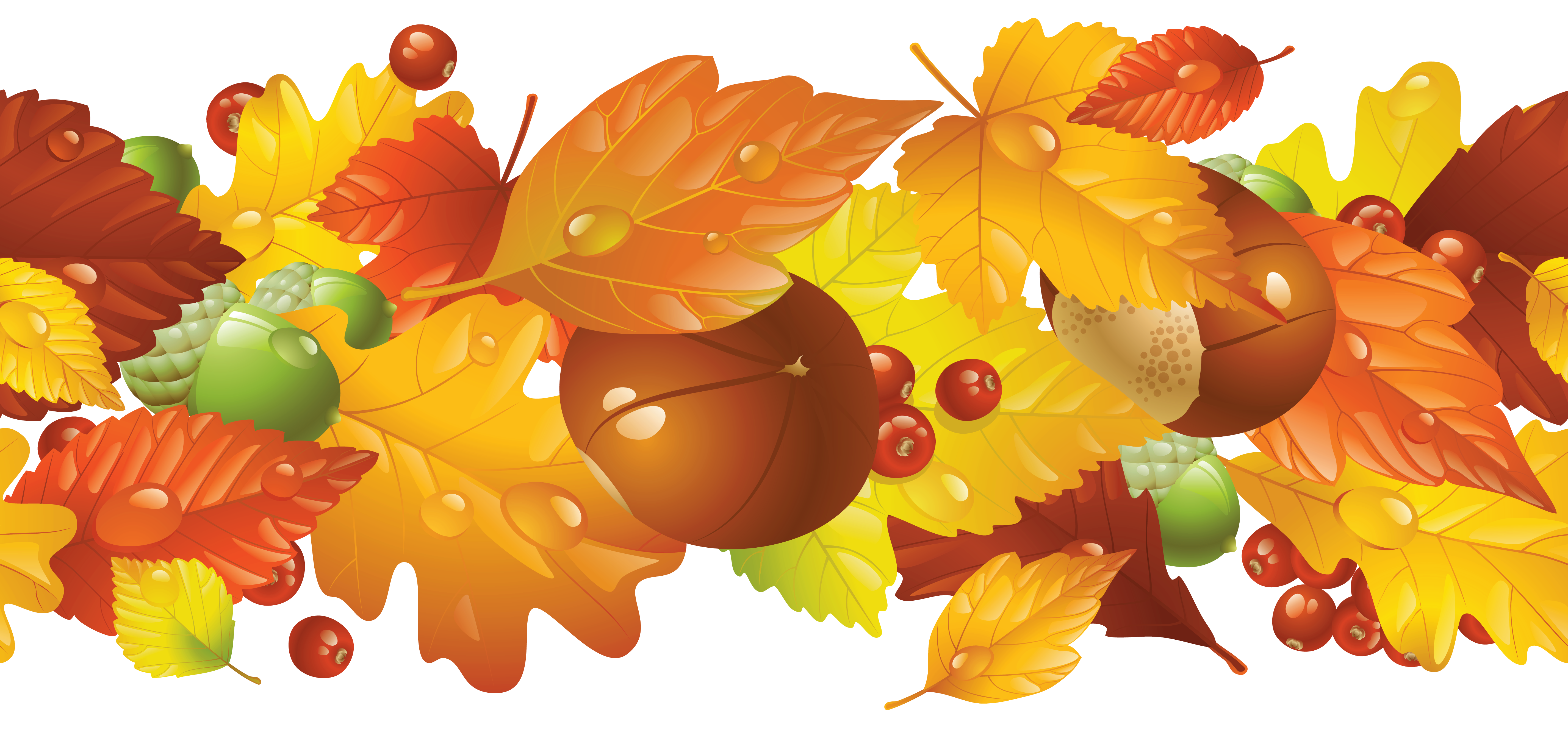 Transparent Fall Border PNG Clipart Picture - Cliparts.co