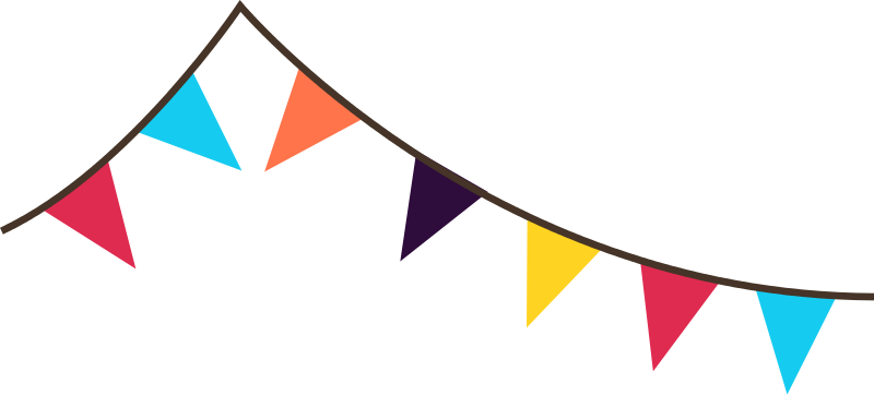 Free to Use & Public Domain Bunting Clip Art