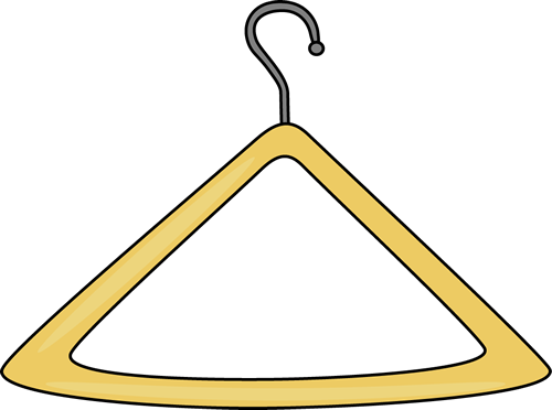 Yellow Hanger Clip Art - Yellow Hanger Image