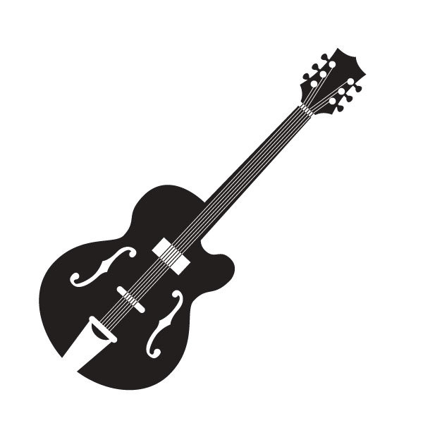 free jazz guitar clip art - photo #5