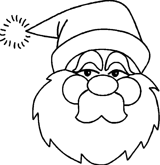 Father Christmas Colouring | quotes.