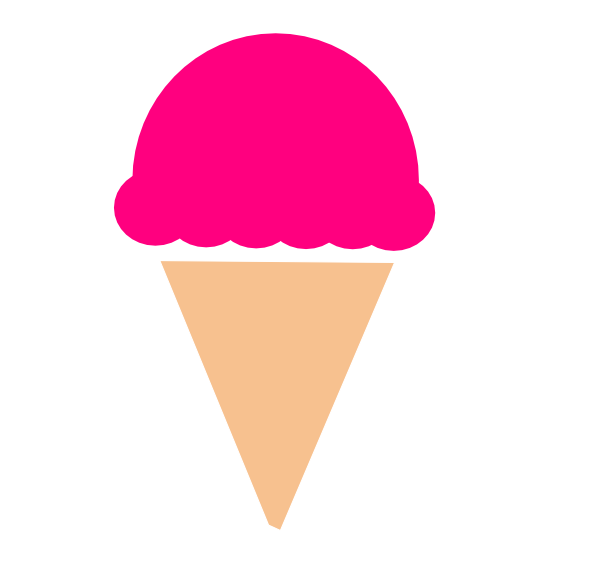 pink ice cream clipart - photo #32
