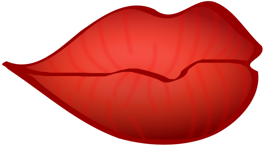 Red Lips Clipart, vector clip art online, royalty free design ...