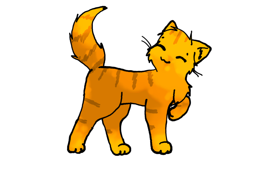 Spotty orange cat by crazykid503 on deviantART