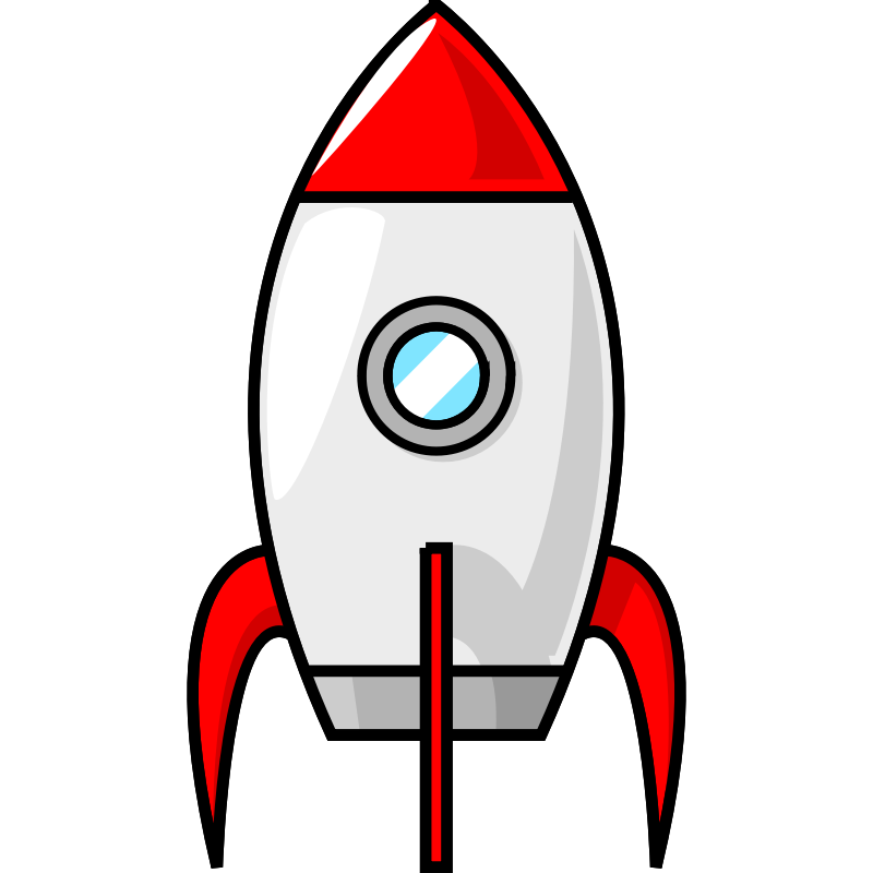 rocket sketch icon
