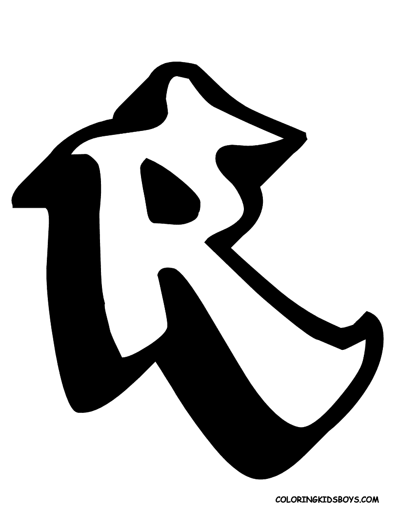 letter r | Graffiti blog: Letter R in a Special Alphabet Graffiti ...