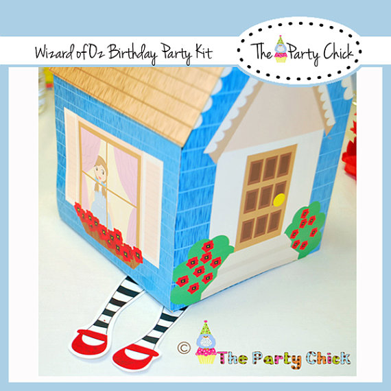 Printable Dorthy's House' Center Piece Treat by ThePartyChick