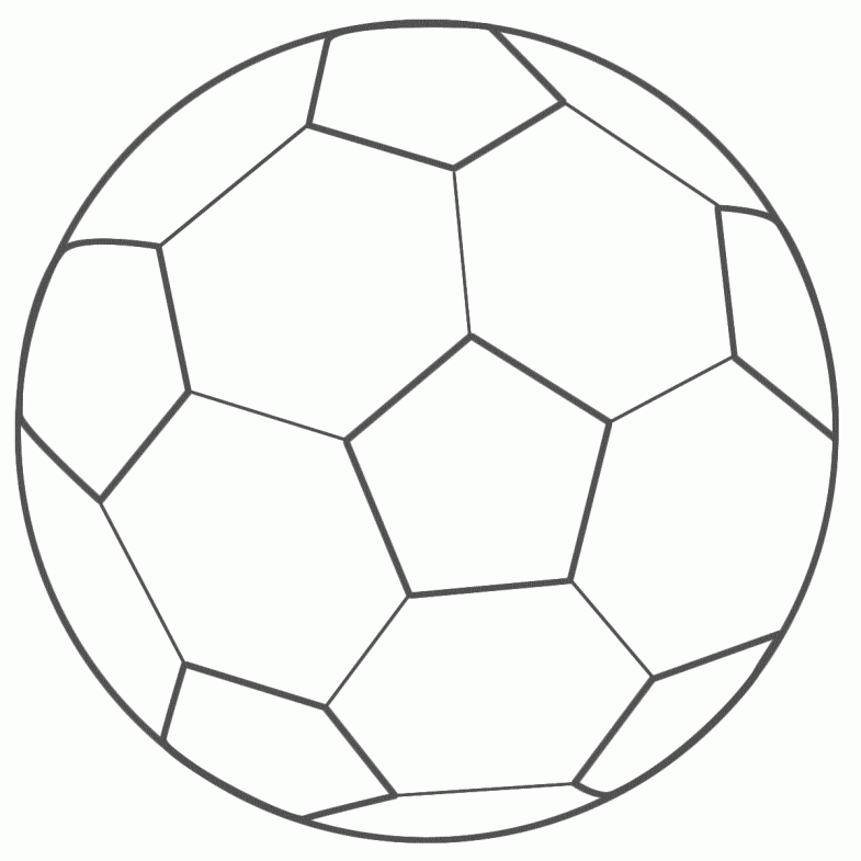 Soccer Ball Coloring Page ClipArt Best | Soccer World Net