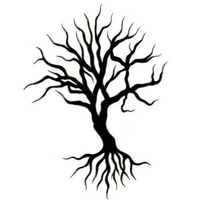 Tree Of Life Tattoo Designs | Black Tree Tattoo Design - TattooWoo ...