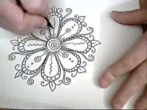 Flowers are Fun! - Ink Drawing - YouTube