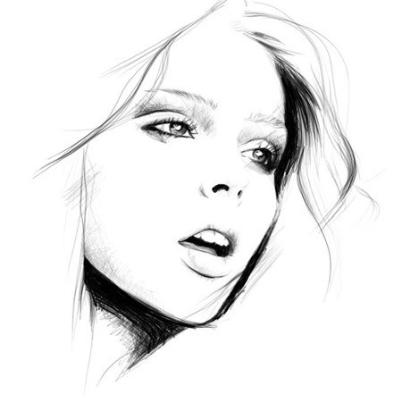 black and white drawing picture on VisualizeUs