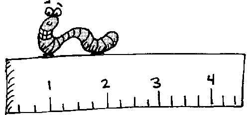 Inch by Inch Worm Clipart