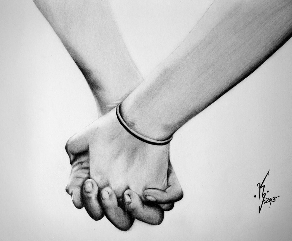 Holding Hands Drawing Cliparts.co