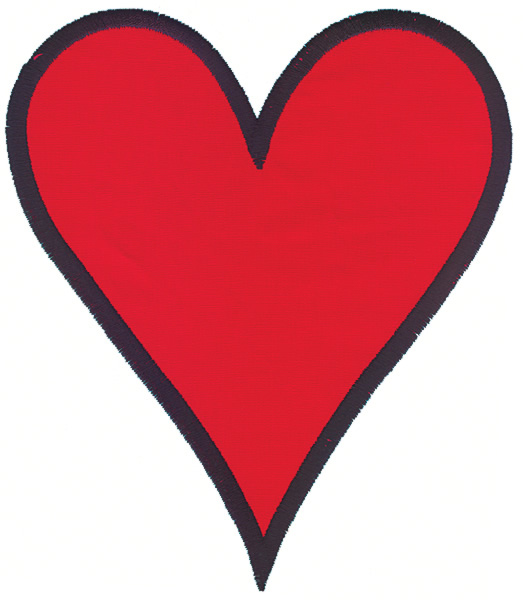 Holidays Embroidery Design: Simple Heart Applique from Grand Slam ...