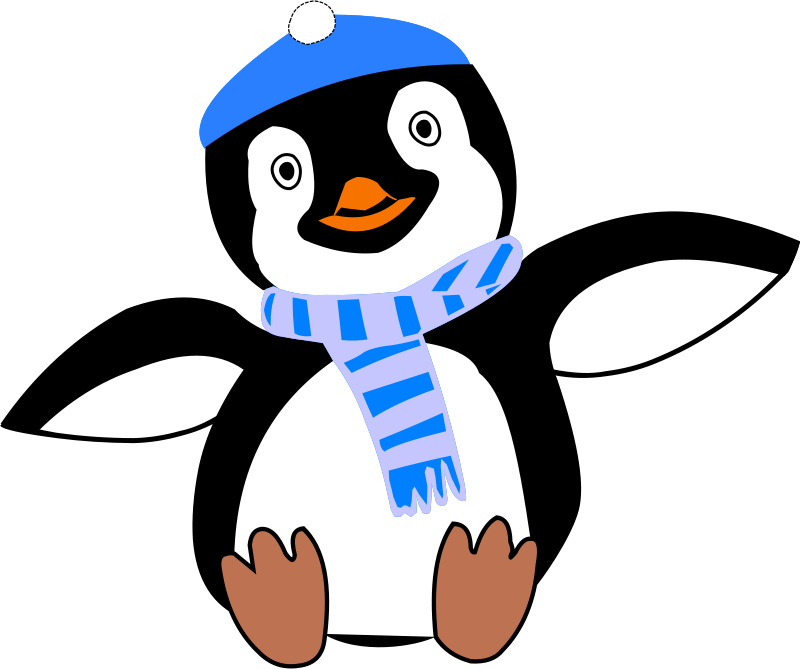 Pinguin Im Winter Clip Art Download