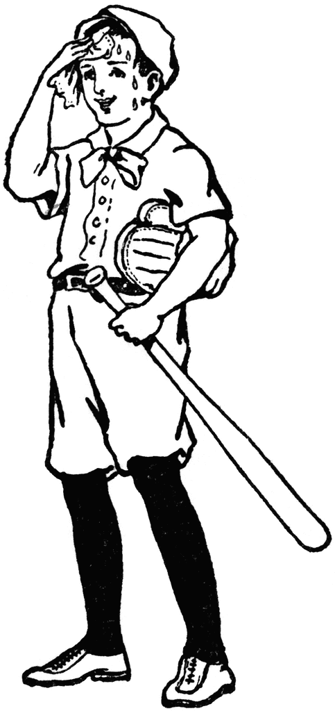Boy in Baseball Uniform | ClipArt ETC