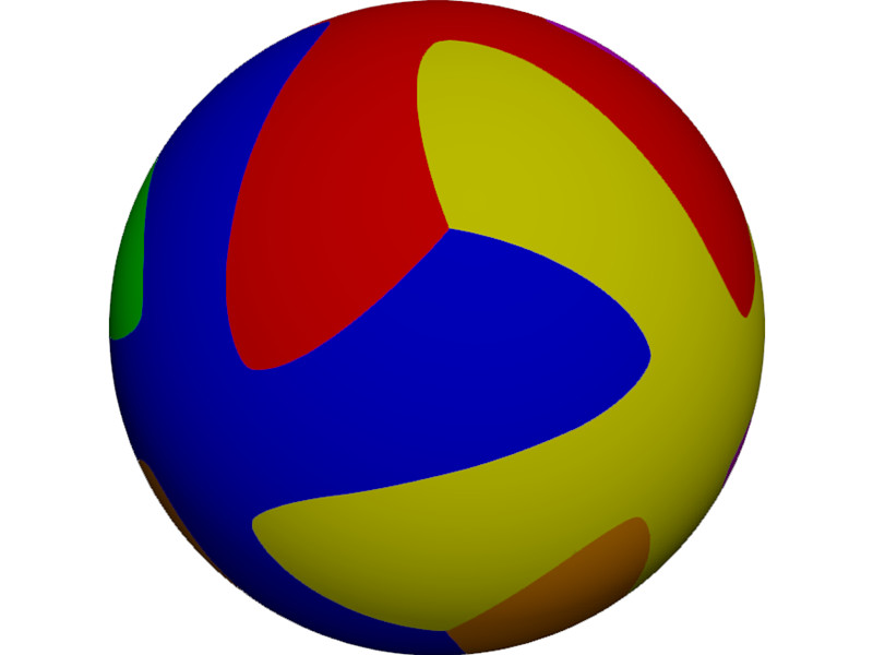 Soccer Ball Brazuca 3D Model Download | 3D CAD Browser
