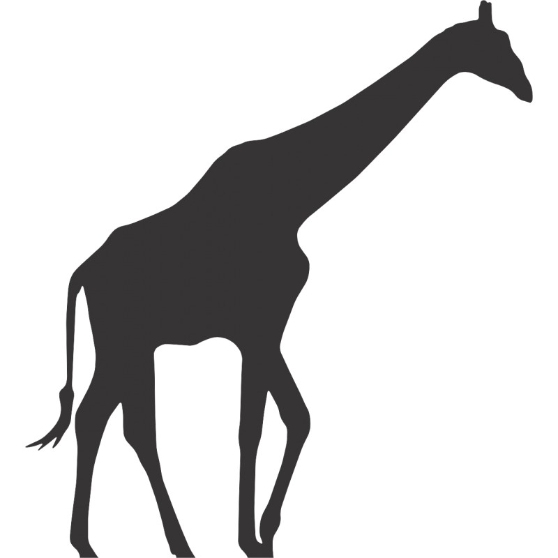 Pre-fused, Laser-cut Silhouettes: Adult Giraffe