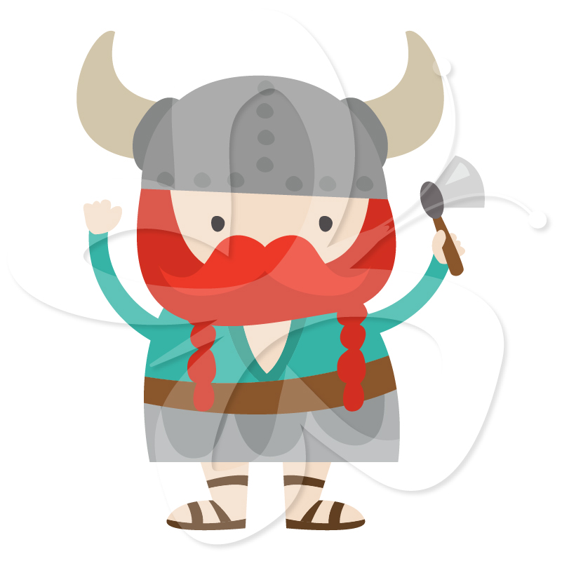 Viking Clipart Set - Creative Clipart Collection