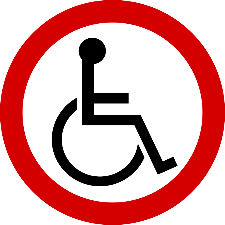 File:Ireland road sign - Disabled Parking 2.svg - Wikimedia Commons