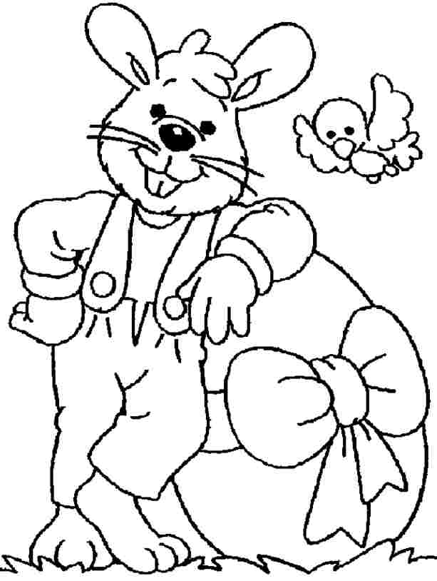 Easter Bunny Colouring Pages Printable Free For Kids 16921#
