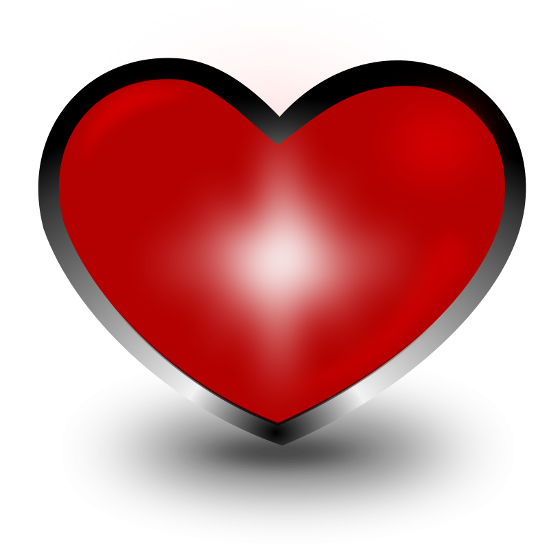 Red Heart Clipart Free