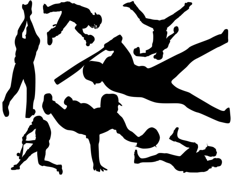 Sports Silhouette Wall Decal Packages: 10 Great Choices ...