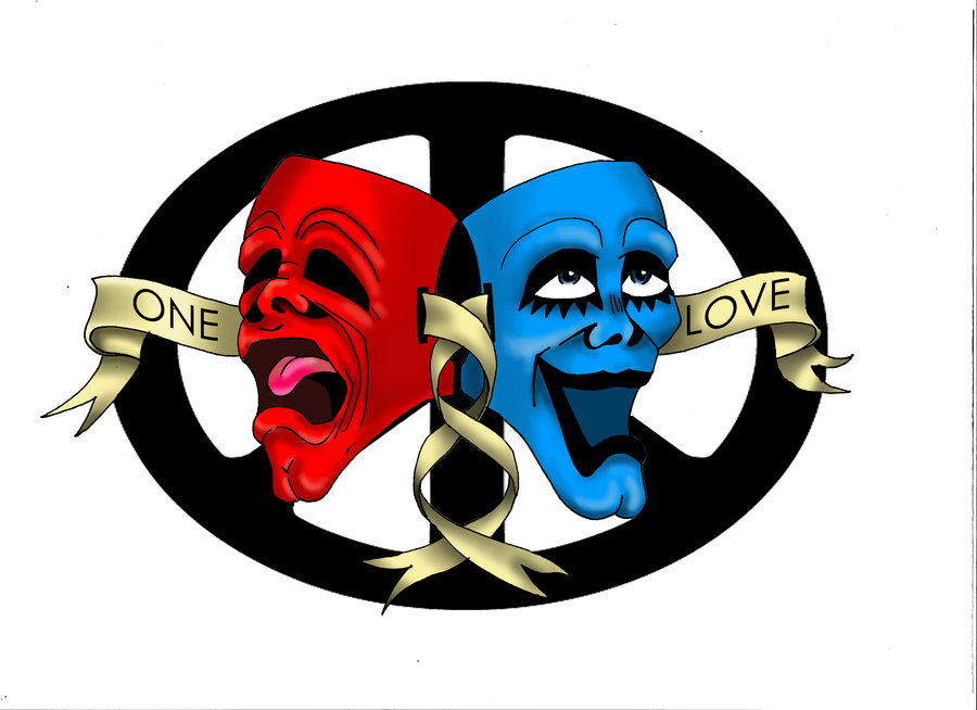 Pin Comedy And Tragedy Masks Clip Art on Pinterest