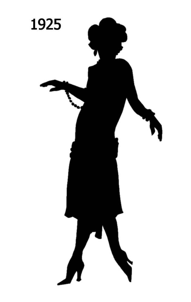 flapper 1 silhouette | 1920's ish photos for wedding venue & table na…