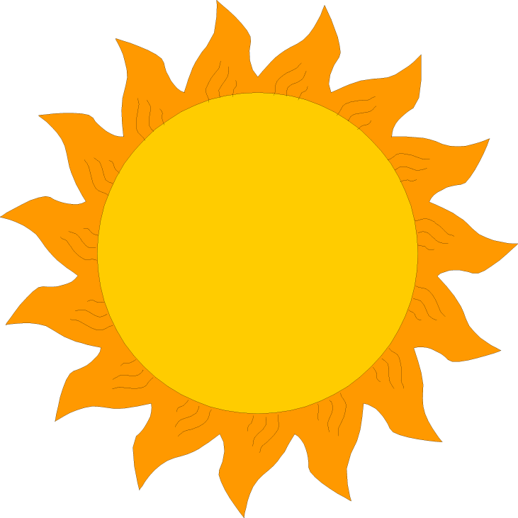 Sun Clipart Black And White Free