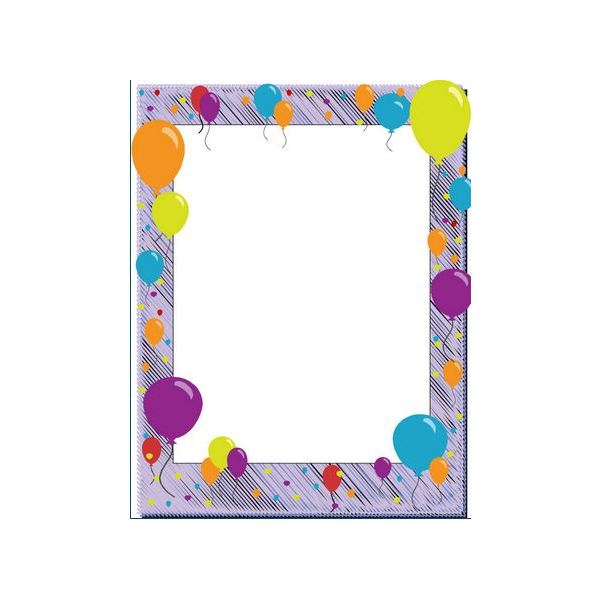 Free Birthday Borders for Invitations and Other Birthday Projects