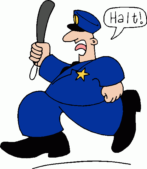 free clipart cartoon policeman - photo #31