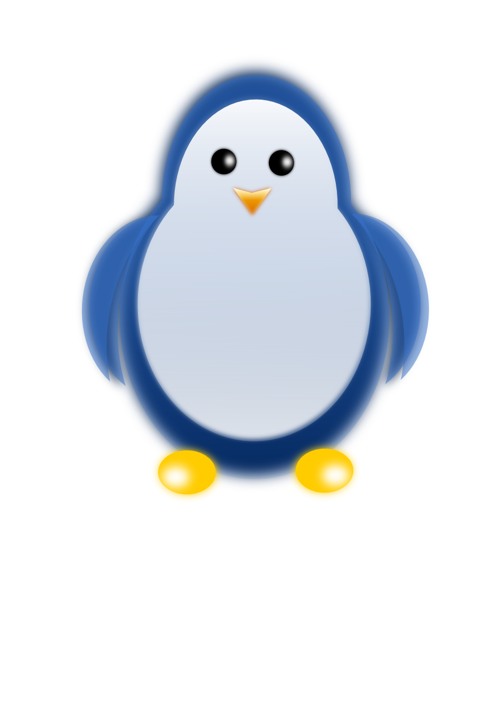 clipartist.net » Clip Art » pajarox penguin linux scallywag March ...