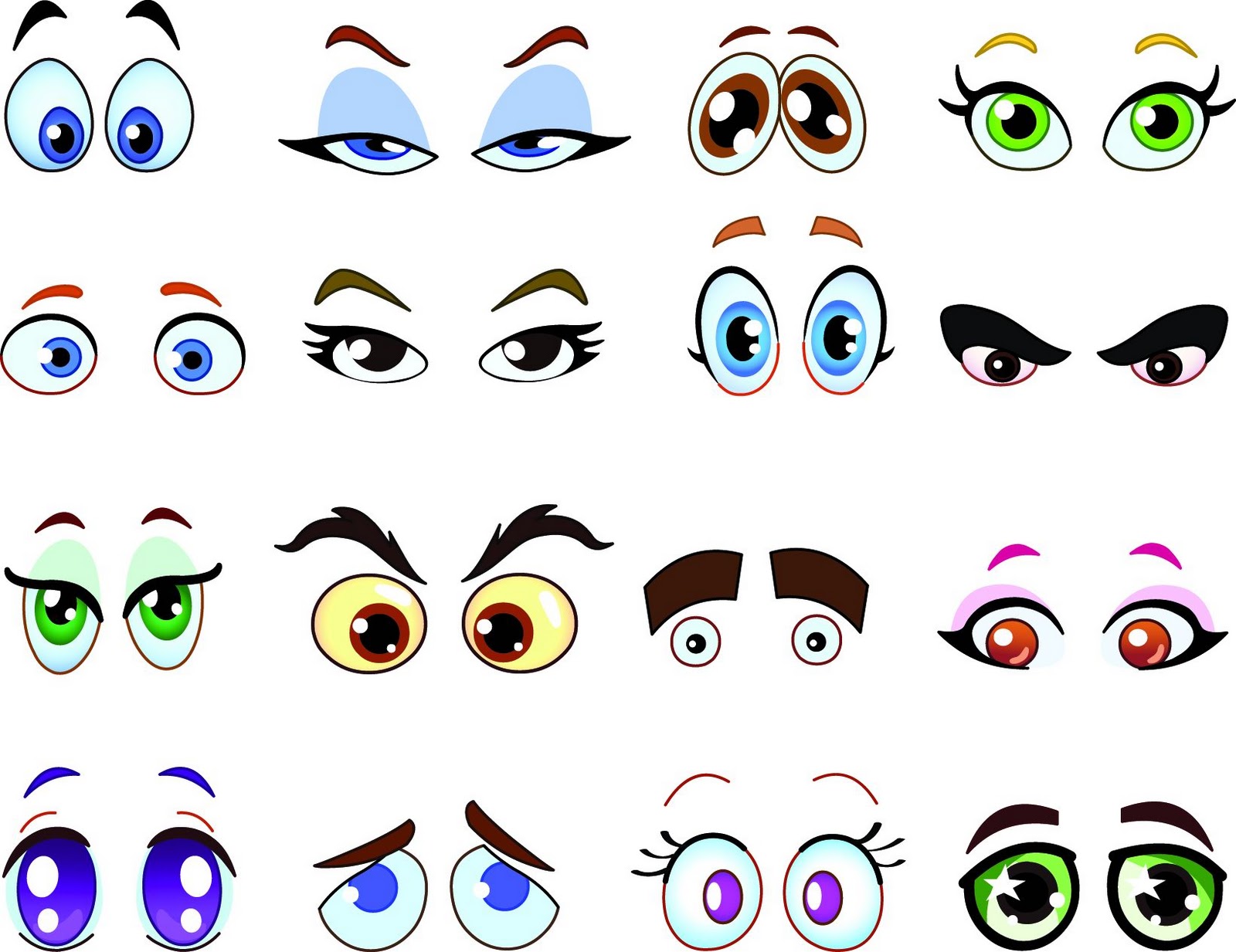 silly eyes clip art free - photo #44