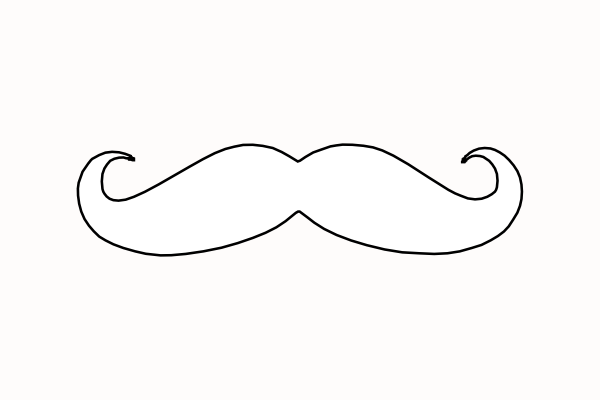 Mustache clip art - vector clip art online, royalty free & public ...