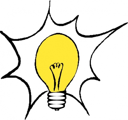 Thinking Light Bulb Clip Art | Clipart Panda - Free Clipart Images