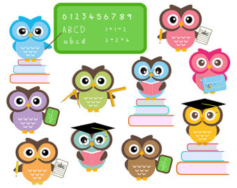 Back To School Owl Clipart | Clipart Panda - Free Clipart Images