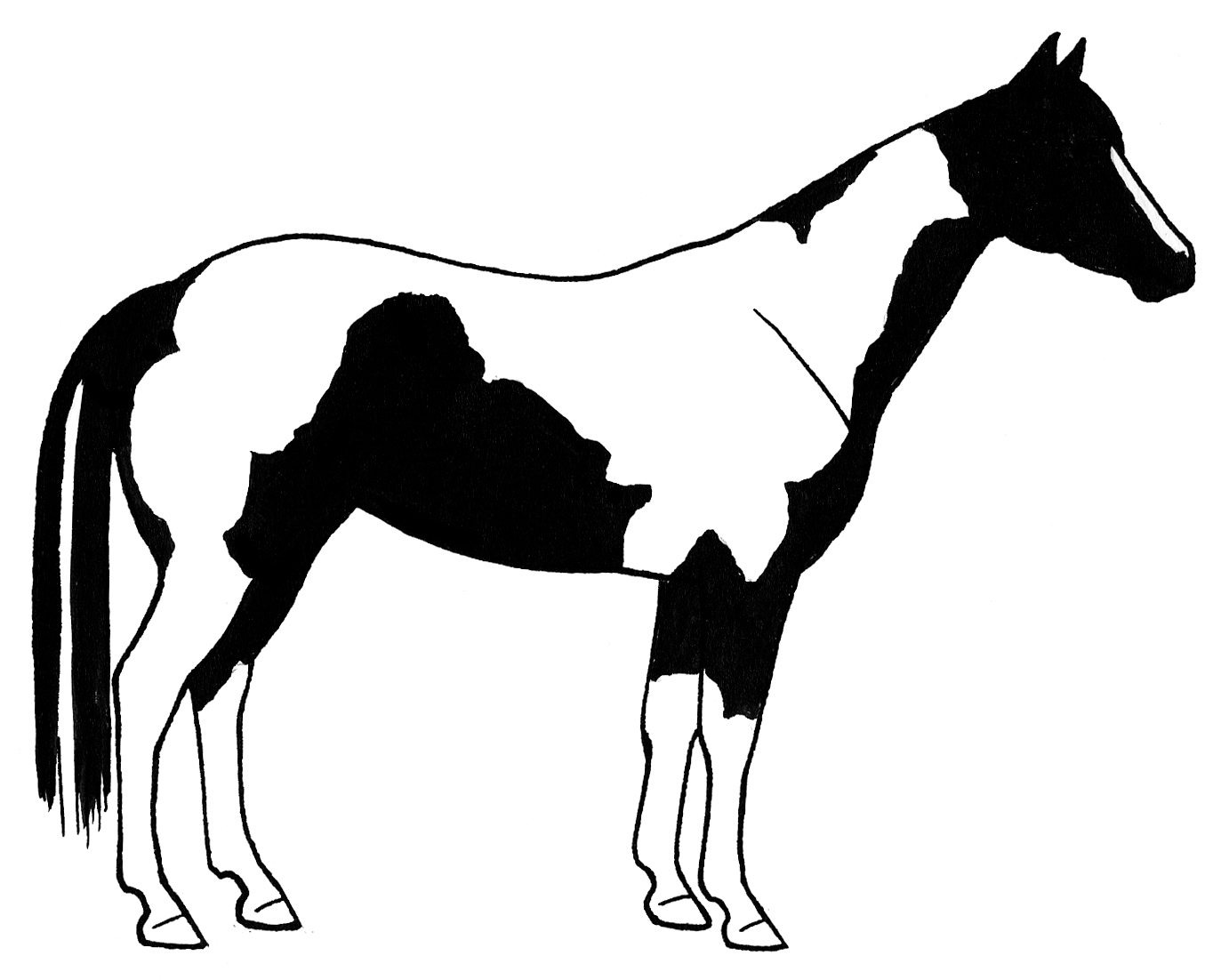 Paint Horses Clip Art Images & Pictures - Becuo