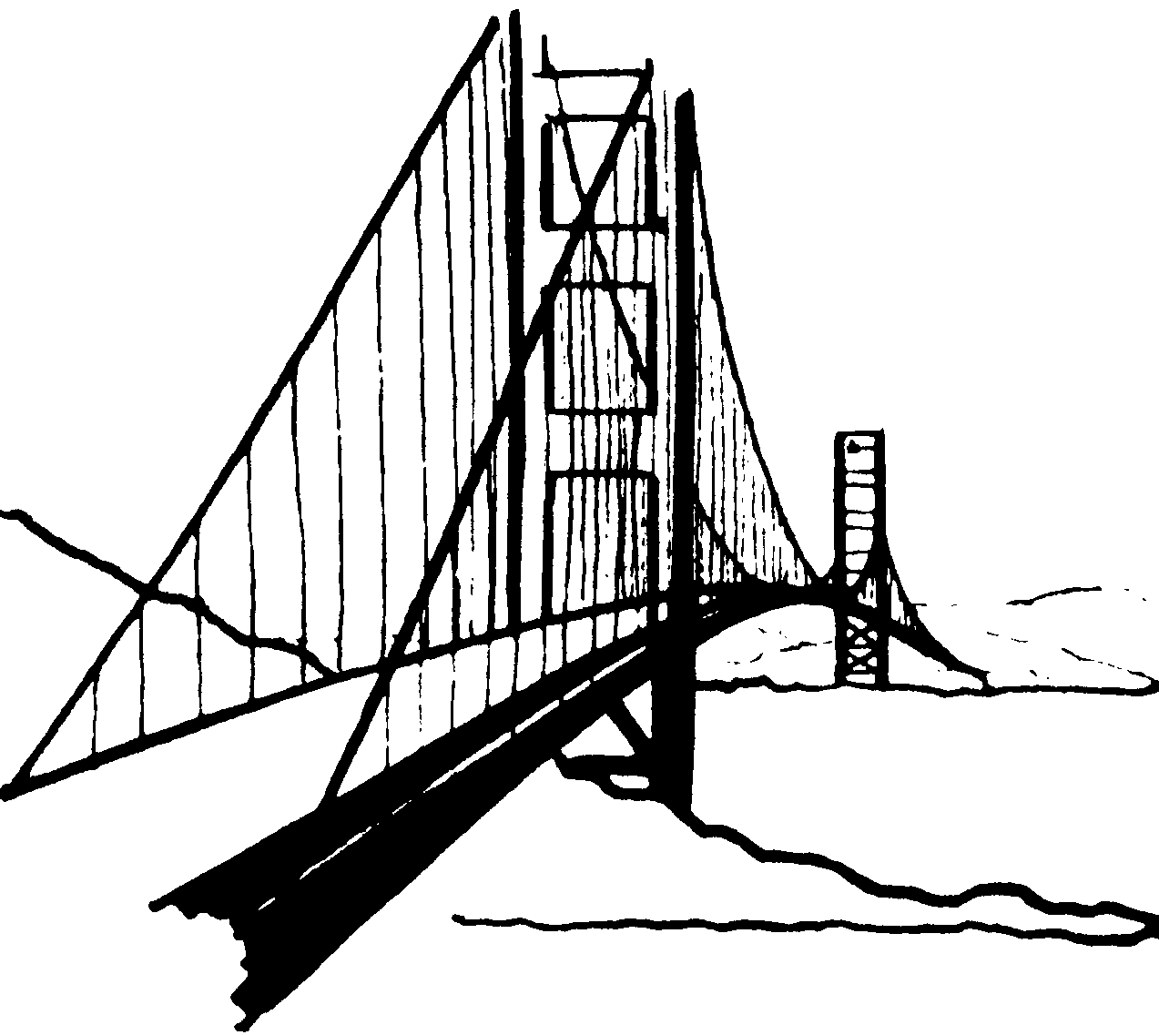 Images For > Free Golden Gate Bridge Clipart