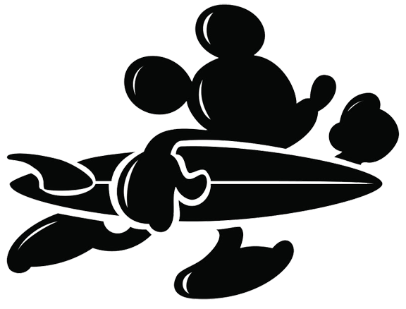 mickey mouse clip art silhouette - photo #4