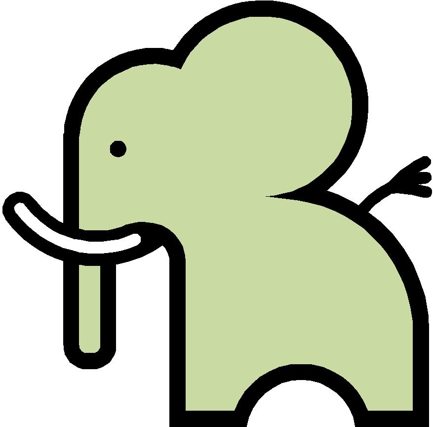 Cartoon Elephant Head
