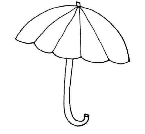 Umbrella Coloring Template - Umbrella Day Coloring Pages : Kids ...