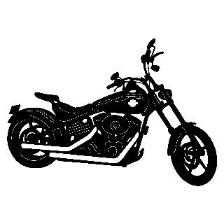 Harley Chopper Black - SignTorch custom vector art for CNC machine ...