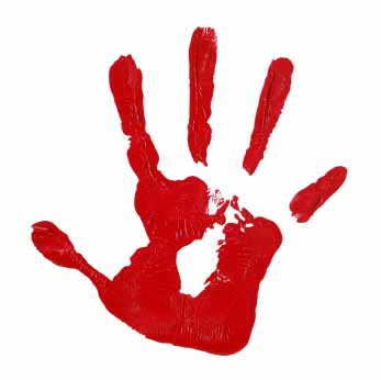 Red Hand Print Clip Art | Clipart Panda - Free Clipart Images