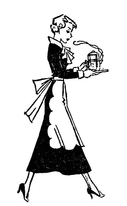 Woman Cooking Clipart Black And White | Clipart Panda - Free ...