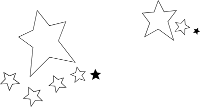 Of White And Black Stars | Clipart Panda - Free Clipart Images