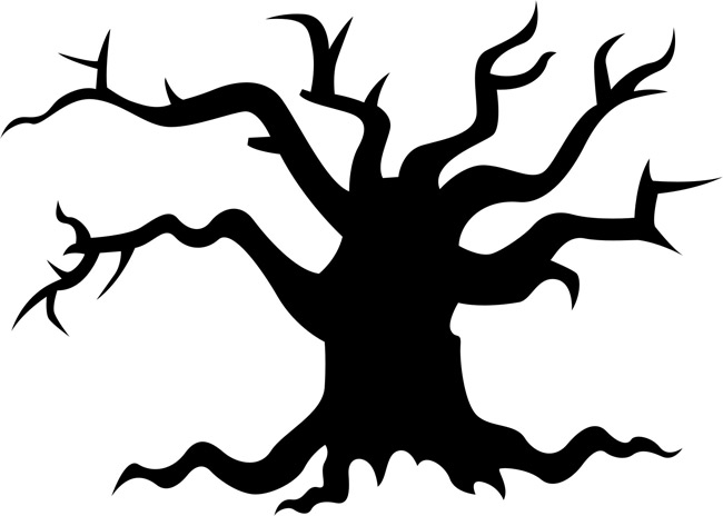 Scary Tree Clip Art - ClipArt Best
