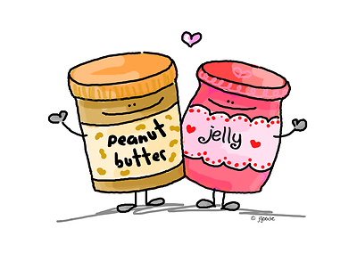 Pix For > Peanut Butter And Jelly Jars Clipart