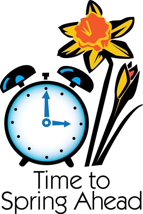 daylight savings time clipart