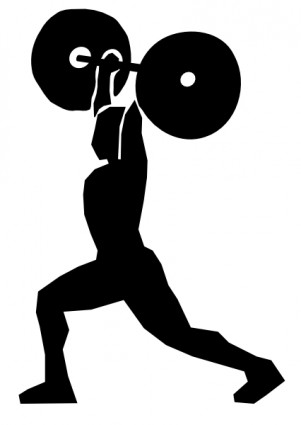 Weight Lifting clip art Vector clip art - Free vector for free ...